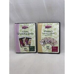 Donna Dewberry Workshop Art Home Study Course Lessons Training Lot of 2 DVD